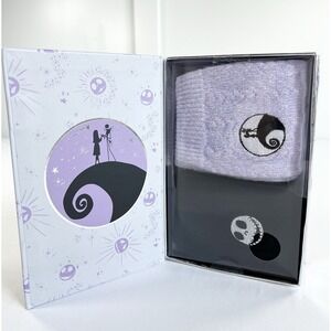 New Disney Nightmare Before Christmas Jack Skellington Womens Crew Socks 2 Pack